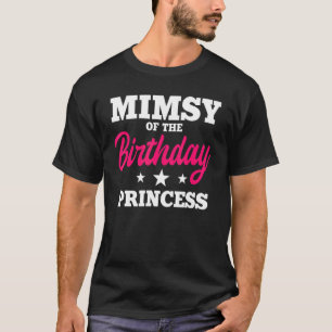 T-shirt Mimsy De L'Anniversaire Princess Party Anniversair