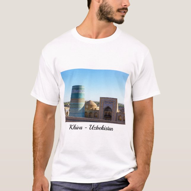 T-shirt Minaret mineure Kalta inachevé - Khiva, Ouzbékista (Devant)