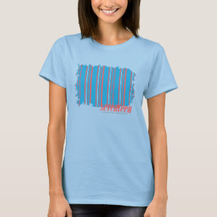 T-shirt Minces bandes Aqua 4