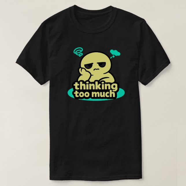 T-shirt Mind in Circles – Cute Overthinking Humor (Design devant)