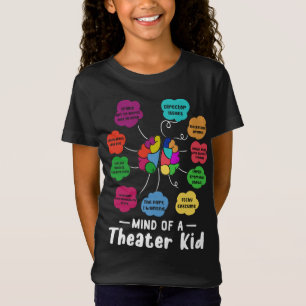 T-Shirt Mind Théâtre Enfant Drôle Acteur de Théâtre Musica