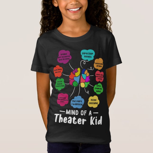 T-Shirt Mind Théâtre Enfant Drôle Acteur de Théâtre Musica (Devant)