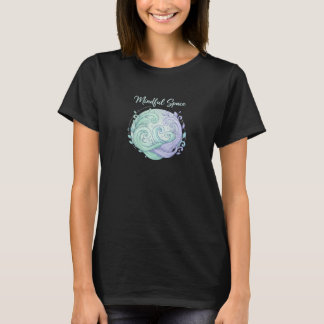 T-shirt Mindful Space - Pastel Serenity Design