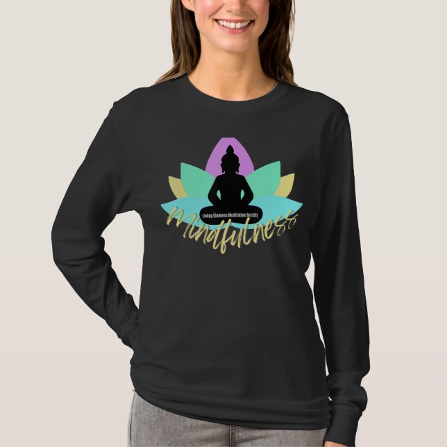 T-shirt Mindfulness Buddha Buddhism Spiritual Yoga Meditat (Devant)