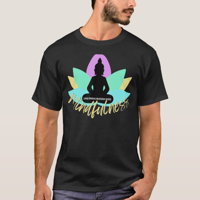 T-shirt Mindfulness Buddha Buddhism Spiritual Yoga Meditat (Devant)