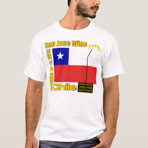 T-shirt Mine de San Jose, délivrance de mineur du Chili -