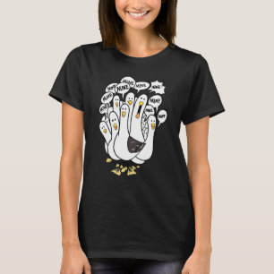 T-shirt Mine Mine Mine Oiseau de mer Plage de poulet
