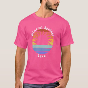 T-shirt Mineral Springs Lake Ohio OH Sunset Souvenir Vacat