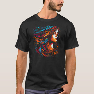T-shirt Minful Mama Yoga Meditation et Festival de musique