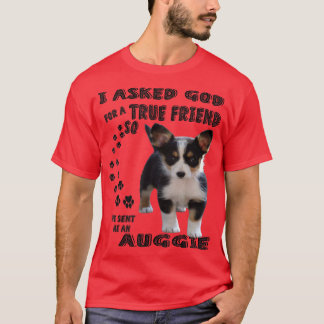 T-shirt Mini Auggie Citation Maman Papa Lover Imprimer, mi