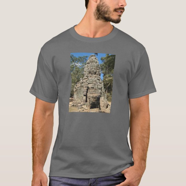 T-shirt Mini Bayon ... Ta Prohm, Siem Reap, Cambodge (Devant)