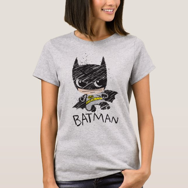 T-shirt Mini classique Batman Sketch (Devant)