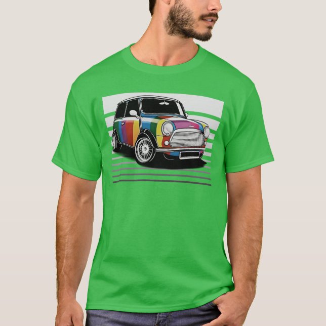T-shirt MINI Cooper Pride Version 2 funny (Devant)