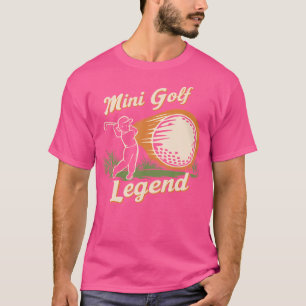 T-shirt Mini Golf Legend Funny Champion de Golf Miniature