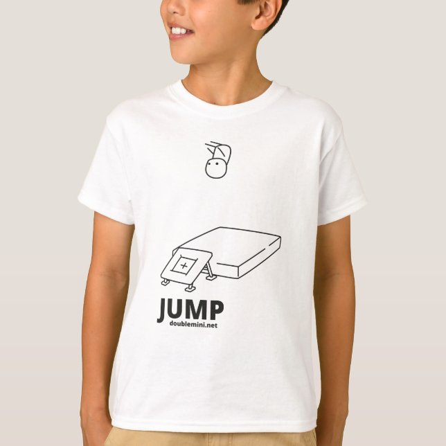 T-shirt Mini SAUT de trempoline (Devant)