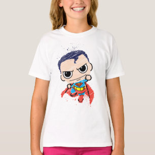 T-shirt Mini Superman Sketch - Flying