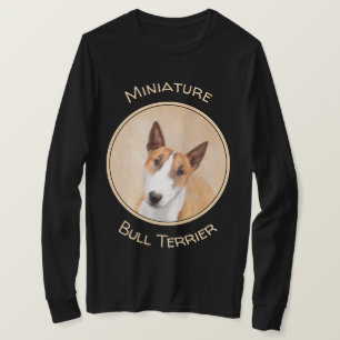 T-shirt Miniature Bull Terrier Peinture - Jolie Original D