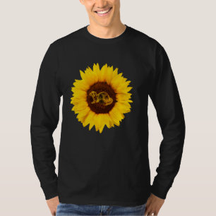 T-shirt Miniature Hommes Weasel Otter Animal Tournesol