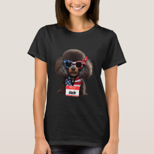 T-shirt Miniature Poodle Chien Jack Hommes Femmes Garçons