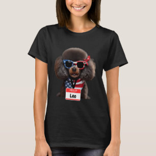 T-shirt Miniature Poodle Leo Chien Hommes Femmes Enfants G
