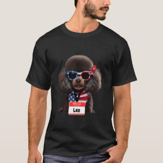 T-shirt Miniature Poodle Leo Chien Hommes Femmes Enfants G