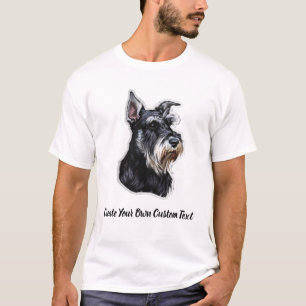 T-shirt Miniature Schnauzer Créez votre propre texte perso