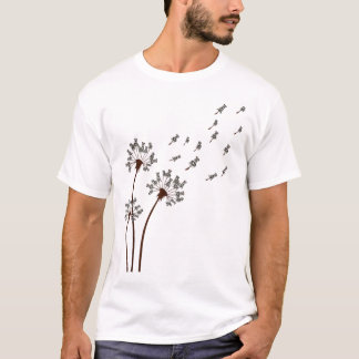 T-shirt Miniature Schnauzer Flower Dandelion Shirt Dog Mam