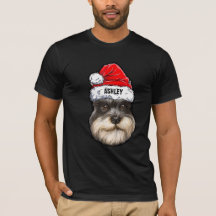 Miniature Schnauzer Terrier Casquette de Noël Chie
