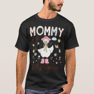 T-shirt Minimal Maman Oie Folle Premier Anniversaire