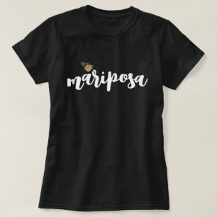 T-shirt minimal pour papillon Monarque Mariposa