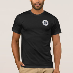 T-shirt Minimalisme Architectural Géométrique Noir Premi