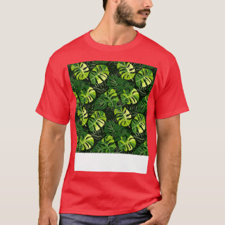 T-shirt Minimalisme tropical Élégance de la feuille de mon