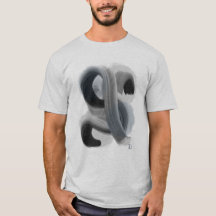 T-shirt minimaliste Abstrait pour hommes