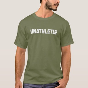 T-shirt Minimaliste Anti-Fitness citation humour anti-athl