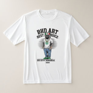 T-shirt minimaliste conception BHD ART Bold Silhou