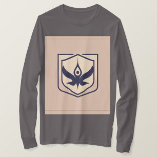 T-shirt minimaliste du logo en fibre