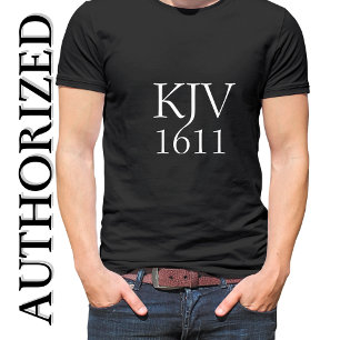 T-shirt Minimaliste Moderne KJV 1611 Chrétien
