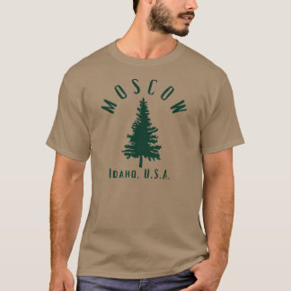 T-shirt Minimaliste Moscou Idaho Deep Green Primitive Star