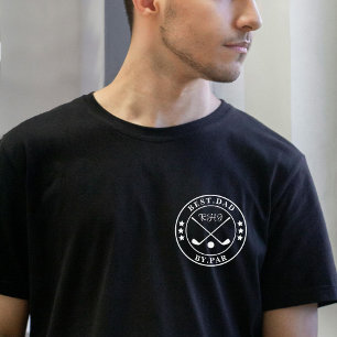 T-shirt Minimaliste personnalisé initial meilleur père par