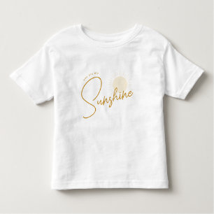 T-shirt minimaliste pour bébé Boho Sunshine