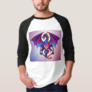 T-shirt minimaliste symétrique du logo Dragon - Mo