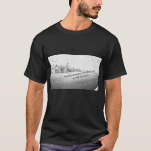T-Shirt Minimalistische schwarze und weiße inspiri
