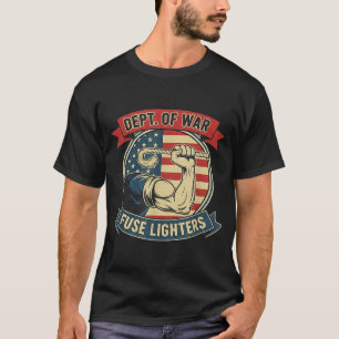 T-shirt Ministère De La Guerre Fondé 2025 Dow