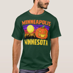 T-shirt Minneapolis Minnesota Joyeuse fête d'Halloween loc