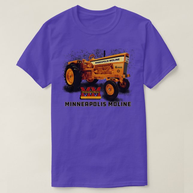 T-shirt Minneapolis Moline Tracteurs USA (Design devant)
