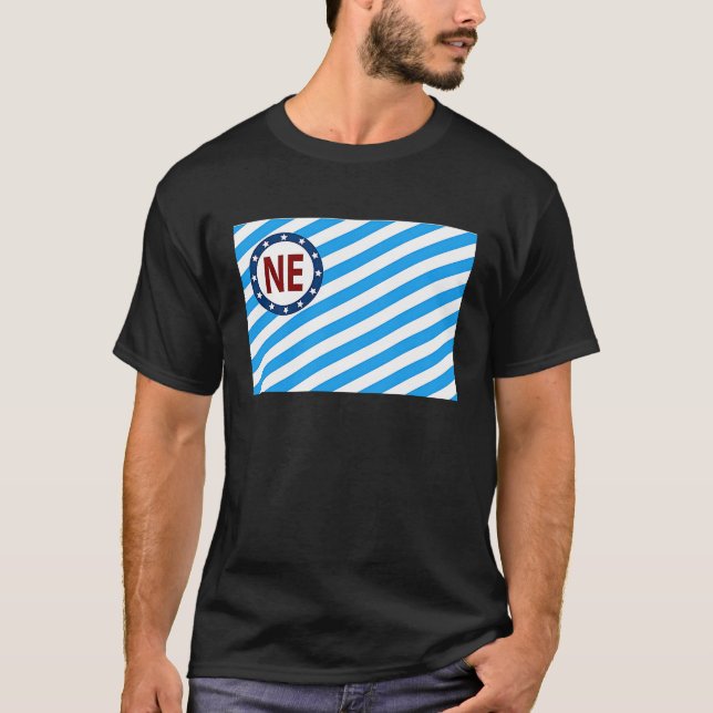 T-shirt Minneapolis Nord-Est MN Minnesota Drapeau NE Norde (Devant)