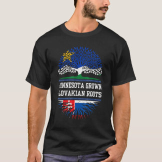 T-shirt Minnesota Cultivé Avec Des Racines Slovakiennes Sl