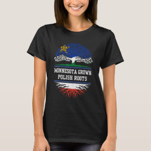 T-shirt Minnesota Cultivé Avec Racines Polonaises Pologne