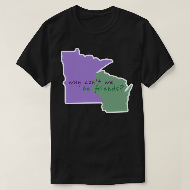 T-shirt minnesota et wisconsin (Design devant)
