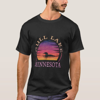 T-shirt Minnesota - Lac Gull avec coucher de soleil de Loo